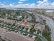 Aerial view of a residential neighborhood at 11266 Kapok Grand Cir, Madeira Beach, FL 33708