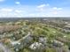 Beautiful aerial view showcasing a golf course community with lush greenery and blue skies above at 13502 Palmwood Ln # 13502, Tampa, FL 33618