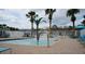 Community splash pad featuring colorful water features and plenty of space for Gathering fun at 19432 Haskell Pl, Land O Lakes, FL 34638