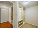 Functional walk-in closet with built-in shelving and hanging rods for optimal organization at 3301 Bayshore Blvd # 704D, Tampa, FL 33629