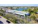 Aerial view of building showcasing carports and water views at 3717 46Th S Ave # 7, St Petersburg, FL 33711