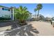Exterior of building featuring waterfront access and seating at 3717 46Th S Ave # 7, St Petersburg, FL 33711