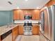 Updated kitchen featuring stainless steel appliances and granite countertops at 4524 Southampton Ct # 4524, Tampa, FL 33618