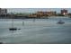 Beautiful water view of boats sailing near waterfront condos and homes at 4525 Cove Cir # 705, St Petersburg, FL 33708