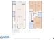Detailed floor plan showcasing the layout of the home's two floors and room dimensions at 5162 Sunridge Palms Dr # 5162, Tampa, FL 33617