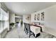 Bright dining room featuring modern decor and seamless flow to living areas at 5617 Flagstone Trl, Palmetto, FL 34221