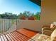 Inviting balcony with outdoor seating and potted plants, perfect for relaxing at 6401 99Th N Way # 15C, St Petersburg, FL 33708