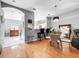 Dining room with a chandelier, hardwood floors and nice decor at 14 Seagrape Cir, Clearwater, FL 33759