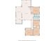 Home floorplan showing layout of rooms including bedrooms and bathrooms at 16103 4Th E St, Redington Beach, FL 33708