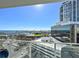 Balcony view overlooking the ocean, stadium, and city at 175 1St S St # 1204, St Petersburg, FL 33701