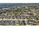 An aerial view of the neighborhood showing the positioning of the property at 3667 Arbor Chase Dr, Palm Harbor, FL 34683