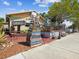 Outdoor dining at Salty Lime Cantina at 3667 Arbor Chase Dr, Palm Harbor, FL 34683