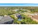 A spacious home with a backyard oasis featuring a sparkling pool surrounded by lush tropical landscaping at 4707 Troydale Rd, Tampa, FL 33615