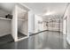 Clean, spacious garage with painted walls, sealed floor, and large storage area at 4707 Troydale Rd, Tampa, FL 33615