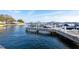 Beautiful waterfront view showcasing a dock with several yachts and boats, perfect for boating enthusiasts at 555 5Th Ne Ave # 322, St Petersburg, FL 33701