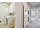 Convenient laundry area with washer, dryer, and storage at 6007 Anchorage Way, St Petersburg, FL 33712