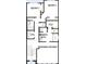 Second floor layout featuring 3 bedrooms, bathrooms, and utility room at 7213 Sutton Ln, Sarasota, FL 34240