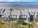 Aerial view of condos with direct water access at 808 Bahia Del Sol Dr # 14, Ruskin, FL 33570