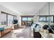 Cozy living room featuring a sliding glass door to a patio with a view at 808 Bahia Del Sol Dr # 14, Ruskin, FL 33570