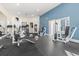 Community gym featuring an array of weight machines and fitness equipment at 10405 Villa View Cir # 10405, Tampa, FL 33647