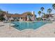 A spacious community pool, surrounded by lounge chairs, offers a perfect setting for relaxation and recreation at 10405 Villa View Cir # 10405, Tampa, FL 33647