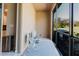 Cozy screened patio furnished with patio furniture at 11903 Castine St, New Port Richey, FL 34654