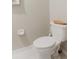 Modern toilet in renovated bathroom at 11903 Castine St, New Port Richey, FL 34654