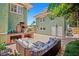 Relaxing backyard with brick patio with seating, great for gatherings or enjoying the outdoor space at 1311 Beach Ne Dr, St Petersburg, FL 33701
