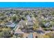 Aerial view of two homes nestled in a green, residential area with mature trees and serene surroundings at 1800 27Th N Ave, St Petersburg, FL 33713