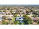 Aerial view of the property showcases the home's pool at 5253 Sandra Dr, Weeki Wachee, FL 34607