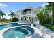 Beautiful pool with a spa and a covered patio is perfect for outdoor relaxation at 866 S Davis Blvd, Tampa, FL 33606