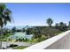 Scenic community view of tennis courts, pier and ocean at 1200 N Shore Ne Dr # 110, St Petersburg, FL 33701