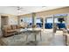 Spacious living room with large windows and patio access at 1200 N Shore Ne Dr # 110, St Petersburg, FL 33701