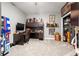 Home office featuring built-in desk, decor, and memorabilia at 12033 Gandy N Blvd # 175, St Petersburg, FL 33702