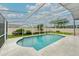 Swimming pool surrounded by a screen at 2015 Golf Manor Blvd, Valrico, FL 33596
