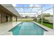 Screened-in swimming pool and patio at 2015 Golf Manor Blvd, Valrico, FL 33596