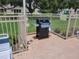 Convenient outdoor grilling area with a gas grill set up for barbecue at 210 Fernwood Cir # 210, Seminole, FL 33777