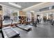 Well-equipped gym with modern treadmills and weights, offering residents a convenient fitness center at 4221 W Spruce St # 1407, Tampa, FL 33607