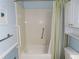Bathroom features a shower and tub combination at 5660 80Th N St # A205, St Petersburg, FL 33709