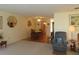 Inviting living room and dining area with open layout and comfortable seating at 5660 80Th N St # A205, St Petersburg, FL 33709
