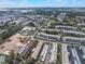 Overhead view of the community including parking, recreational features, and amenities with great access to the surrounding city at 5967 Terrace Park N Dr # 202, St Petersburg, FL 33709