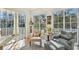 Cozy living room with large windows and comfortable seating, showcasing a relaxing ambiance at 6030 Printery St # 108, Tampa, FL 33616