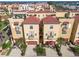 Stunning aerial view of residences, showcasing well-maintained landscaping and architectural design at 6411 Mayra Shores Ln, Apollo Beach, FL 33572