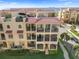 Magnificent aerial view of the coastal residences with beautiful balconies and picturesque waterfront views at 6411 Mayra Shores Ln, Apollo Beach, FL 33572