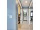 Hallway with closet and bathroom access at 811 Eagle Ln, Apollo Beach, FL 33572
