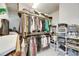 Walk-in closet with clothing racks and shelving for ample storage space at 811 Eagle Ln, Apollo Beach, FL 33572