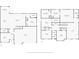 Layout of first and second floors showing bedrooms, bathrooms, living area, and garage at 8816 Mugnai St, Riverview, FL 33578