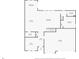 Layout of first floor showing kitchen, living room, dining room, office, pantry, and garage at 8816 Mugnai St, Riverview, FL 33578