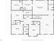 Layout of second floor showing bedrooms, bathrooms, laundry room, and loft at 8816 Mugnai St, Riverview, FL 33578