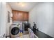 Laundry room with front loading washer and dryer at 1238 E Kennedy Blvd # 704S, Tampa, FL 33602